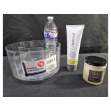 Bath Caddy, Candle & Charcoal Mask