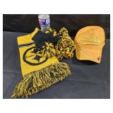 Steelers Scarf, Hat & Gloves