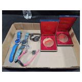 Watches Untested & Bike Medallions