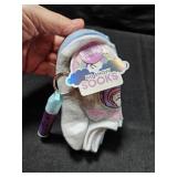 6 PK Girls Socks & Lip Balm 3 to 8
