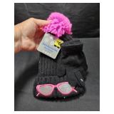 Girls Beanie Set BLK
