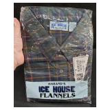 Ice House Flannel 3X  Grn