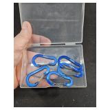 Aluminum Carabiner Hooks Blue
