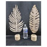 2 Wood Trees