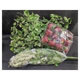 Greenery & Apple Ornaments