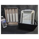 Silverware Tray & Plastic Baskets