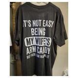 Husband Arm Candy (Back Of Shirt) SZ 3X