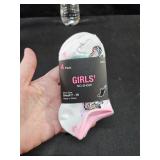 4 PK Girls Socks Shoe SZ 7/10