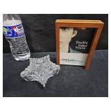 Crystal Trinket Dish & 2 Sided Frame