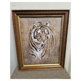 19x23 Framed Tiger Print