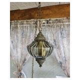 Beautiful VTG Swag Pendant Plug In Light