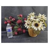 Fall Flowers & Apple Garland