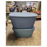 2 Large Storage Totes