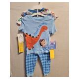4 Piece Pajama Set 12 Months