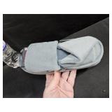Ladies Grey Slippers SZ Small