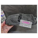 Ladies Black Slippers SZ Small