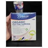 Cotton Tampons Regular 30 Ct