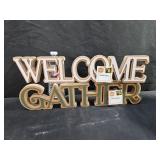 2 Piece Welcome & Gather Decor