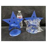 2 Star Candle Holders