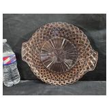 Pink Depression Glass Tray