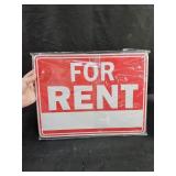 For Rent Sign With Stand