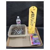 Nails, Cable Staples & Level