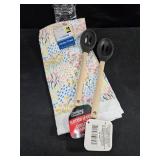 Kitchen Towel & 2 Spoons Flowers