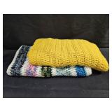 2 Toddler Size Crochet Blankets