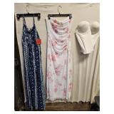 2 Dresses SZ L & 42 B Bustier