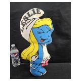 VTG Leslie Smurf Pillow
