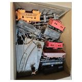 A Lot Of Old Train Track & Train Cars