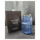 Blue Glass Vase