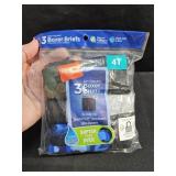 3 PK Boys Boxer Briefs SZ 4T
