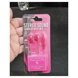 Earbuds With Mic Pnk