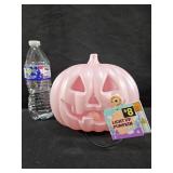 Pink Light Up Pumkin