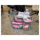 Twin Babies Changing Station & Accessories