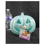 Blue Light Up Pumkin