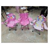 3 Kids Used Condition Chairs