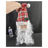 Santa Door Hanger Plaid Hat