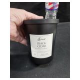 Large Black Cedar Candle