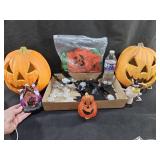 Lighted Pumkins,Bats Nightlights & Juice Bags
