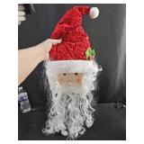 Santa Door Hanger Red Hat