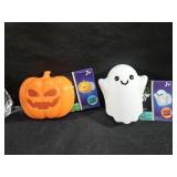 LED Window Lights Ghost & Jack O Lantern