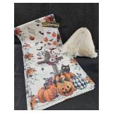 Nice Table Runner,Ghost & Treat Bags