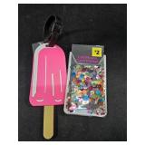 Bag Tag & Phone Pocket Multi Colors