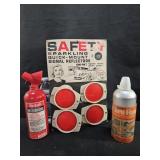 VTG Fire Ext, Tire Fixer & Signal Reflectors