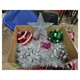 Garland, Bows & Bell Ornaments