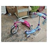 Radio Flyer Trike & Frozen Scooter