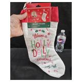 Holly Dolly Holiday Stocking