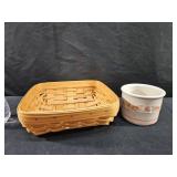 Longaberger Basket & Crock